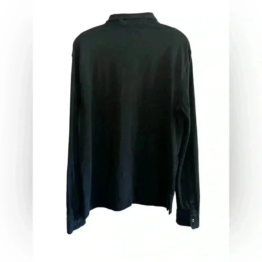 POLO Ralph Lauren Long Sleeve Shirt with Button Sleeves Mens Size L